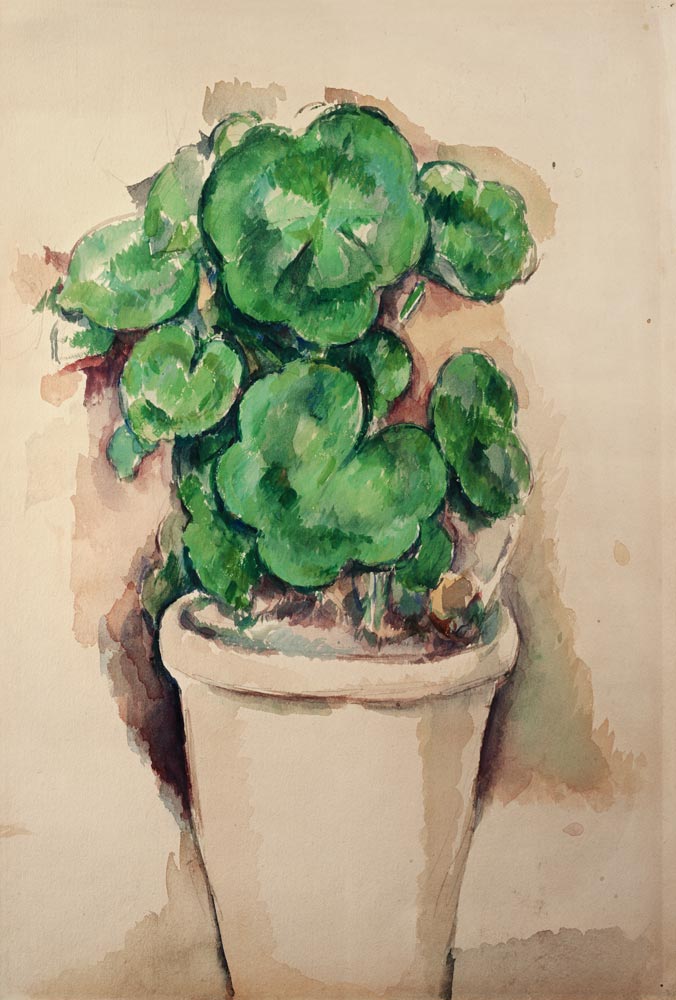 Pot of Geraniums from Paul Cézanne