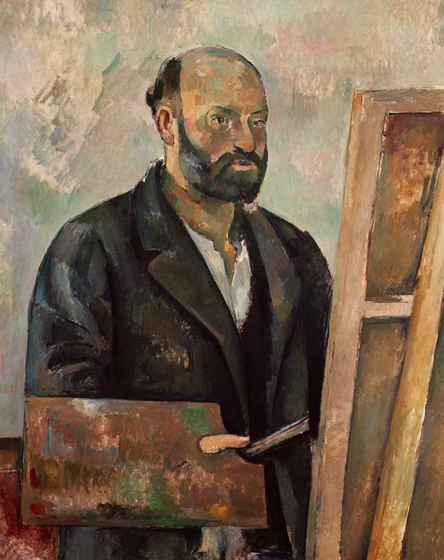 Self Portrait with a Palette from Paul Cézanne