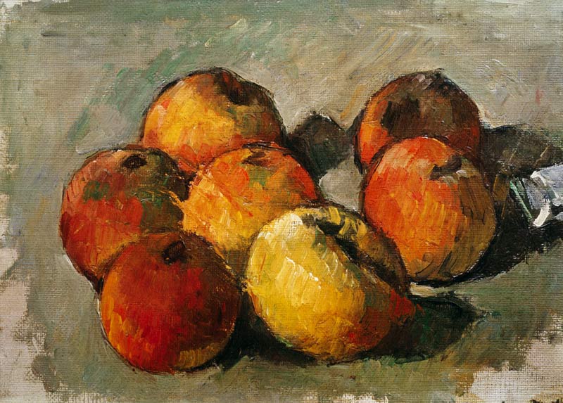 Still Life with Apples and a Tube of Paint from Paul Cézanne