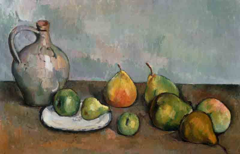 Still Life with Pitcher and Fruit from Paul Cézanne
