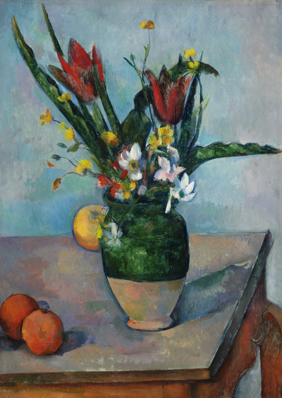 The Vase of Tulips from Paul Cézanne