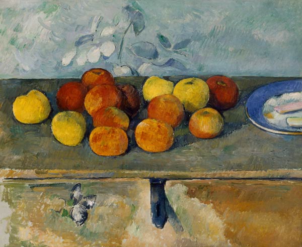 Apples a.Biscuits / Cezanne / c.1879/82 from Paul Cézanne