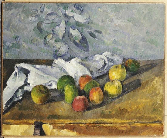 Apples and a Napkin from Paul Cézanne