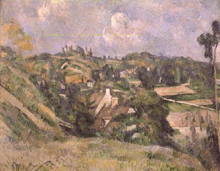 Auvers-sur-Oise, seen from the Val Harme from Paul Cézanne