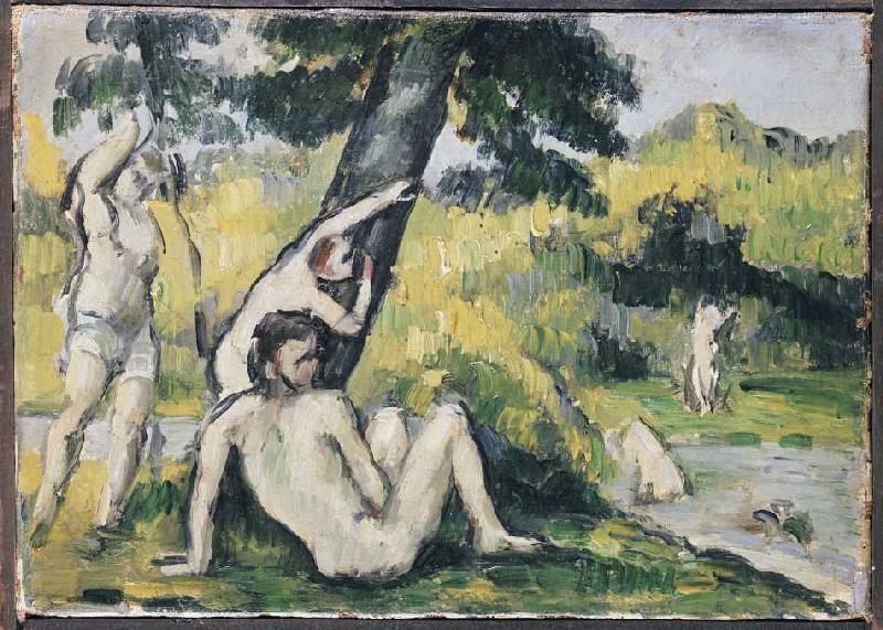 The place for bathing. from Paul Cézanne