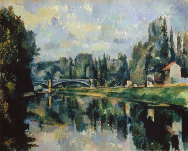 The banks of the Marne from Paul Cézanne