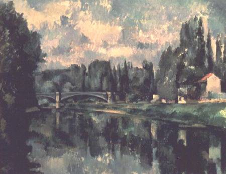 The Banks of the Marne at Creteil from Paul Cézanne