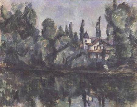 The Banks of the Marne from Paul Cézanne