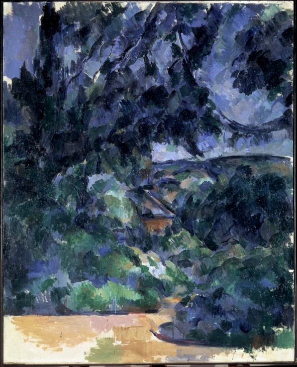 Blue landscape from Paul Cézanne