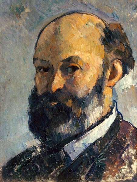 Self-portrait. from Paul Cézanne