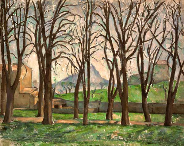 Chestnut trees at the Jas de Bouffan from Paul Cézanne