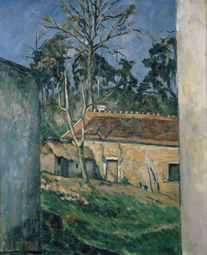Cour de ferme a Auvers from Paul Cézanne