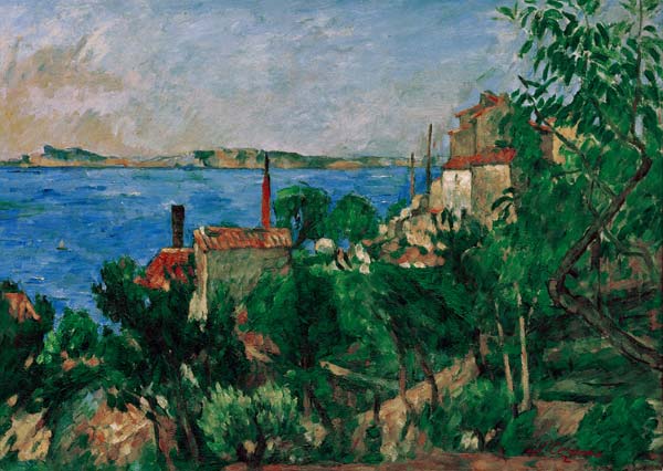 La mer ? LEstaque from Paul Cézanne