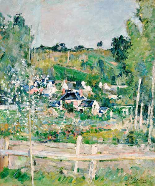 Blick auf Auvers-Sur-Oise, Der Zaun from Paul Cézanne