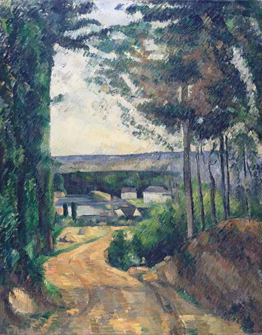 Road leading to the lake from Paul Cézanne