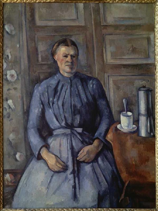 Femme are of La café animals from Paul Cézanne