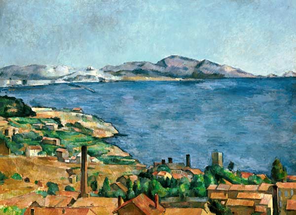 Gulf of Marseilles, Seen from Estaque from Paul Cézanne