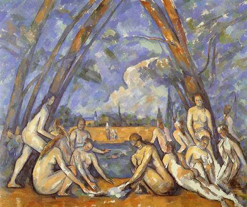 The great bathing (unfinished) from Paul Cézanne