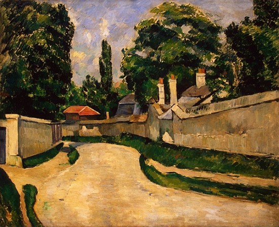 Houses Along a Road, c.1881 from Paul Cézanne