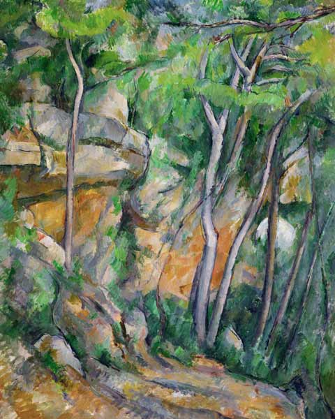 In the park of the Chateau Noir from Paul Cézanne