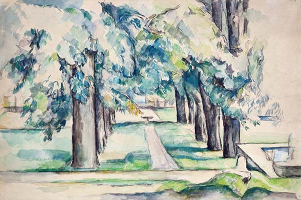 Avenue of Chestnut Trees at the Jas de Bouffan from Paul Cézanne