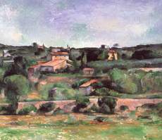 Countryside at Aix from Paul Cézanne