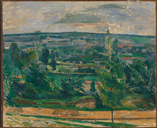 Landscape in Jas de Bouffan from Paul Cézanne