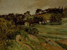 Countryside in the Provence from Paul Cézanne