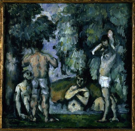 Les cinq baigneurs from Paul Cézanne