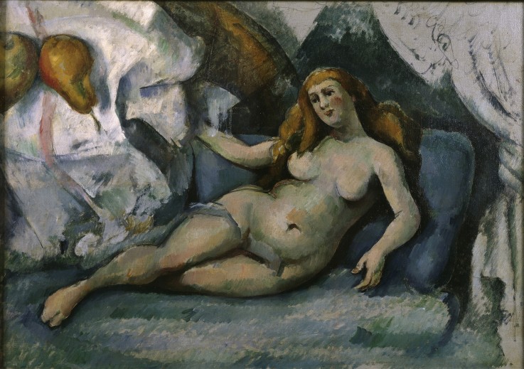 Lying Nude (Femme Nue) from Paul Cézanne