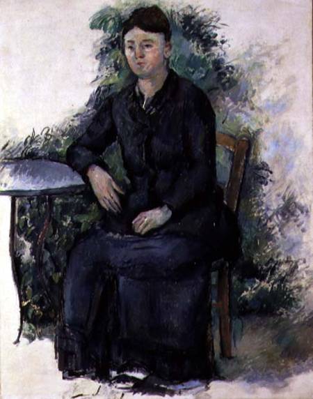 Madame Cezanne in the Garden from Paul Cézanne
