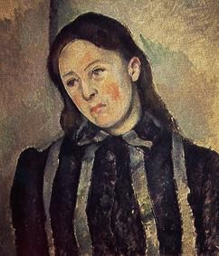 Madam Cezanne in a striped blouse from Paul Cézanne