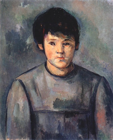 Girl portrait from Paul Cézanne