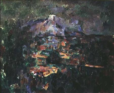 Montagne Sainte-Victoire from Lauves from Paul Cézanne
