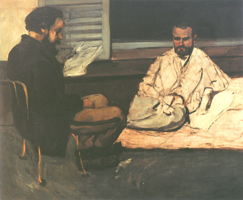 Paul Alexis reads Émile Zola in front of II from Paul Cézanne