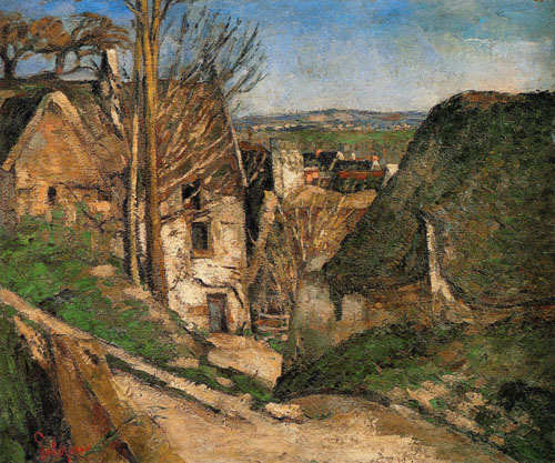 La maison you pendu (Auvers-sur Oise) from Paul Cézanne