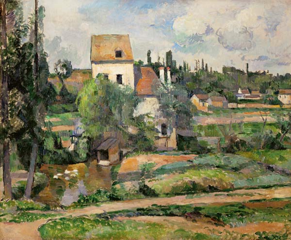 Mill on the Couleuvre at Pontoise from Paul Cézanne