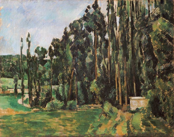 Poplars from Paul Cézanne