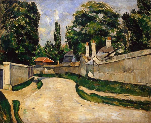 Houses Along a Road from Paul Cézanne