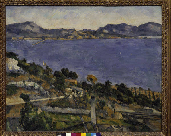 Cezanne, Paul 1839-1906. ''L''Estaque'' (View of the Gulf of Marseille), 1878/79. Oil on canvas, 59. from Paul Cézanne