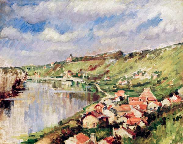 Paysage au bord de lOise from Paul Cézanne