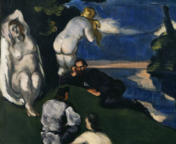 P.Cezanne, / Pastoral / Detail from Paul Cézanne