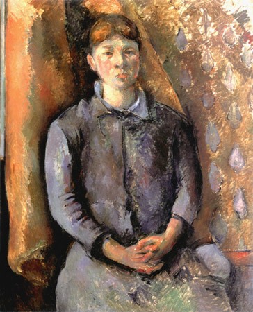 Portrait madam Cezanne IV. from Paul Cézanne