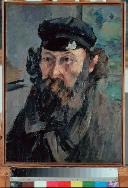 Self-portrait with a Casquette from Paul Cézanne