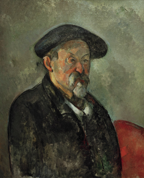 Self-portrait with beret from Paul Cézanne