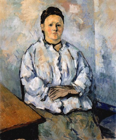 Sedentary madam Cezanne from Paul Cézanne