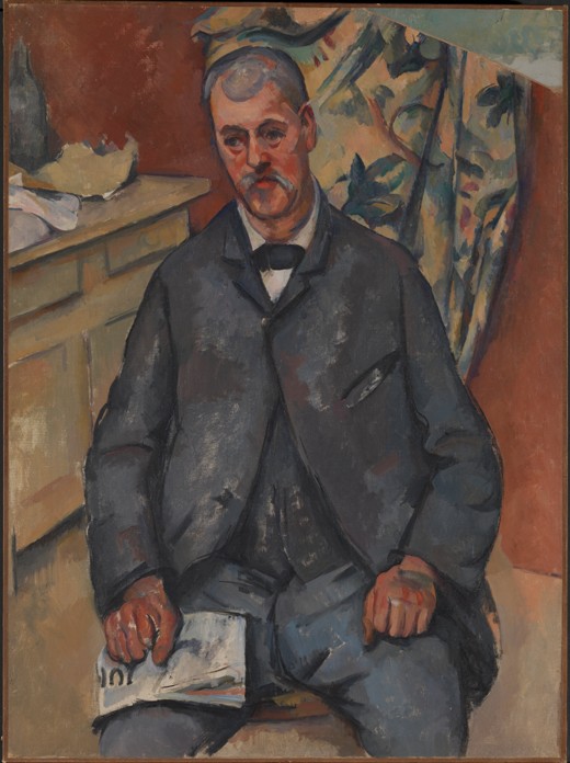 Seated Man from Paul Cézanne