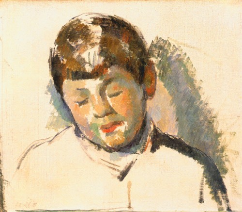 Outline to a portrait of the son of the artist from Paul Cézanne