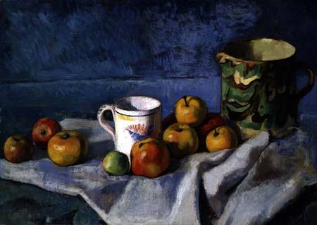 Still Life with Apples, Cup and Pitcher from Paul Cézanne