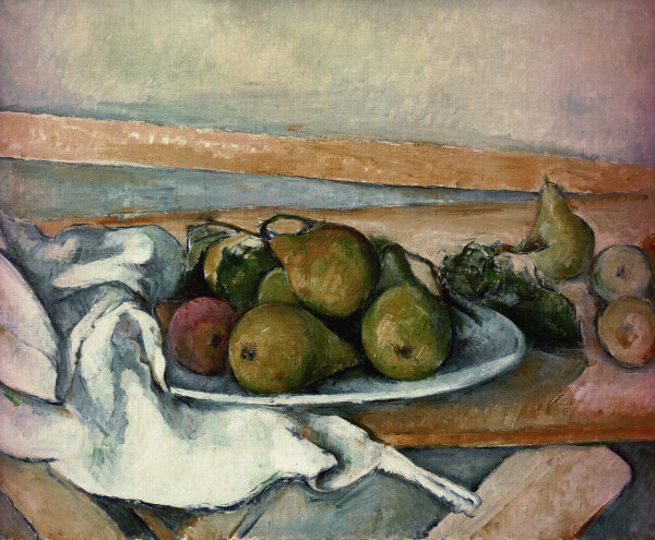 Still-life with pears from Paul Cézanne